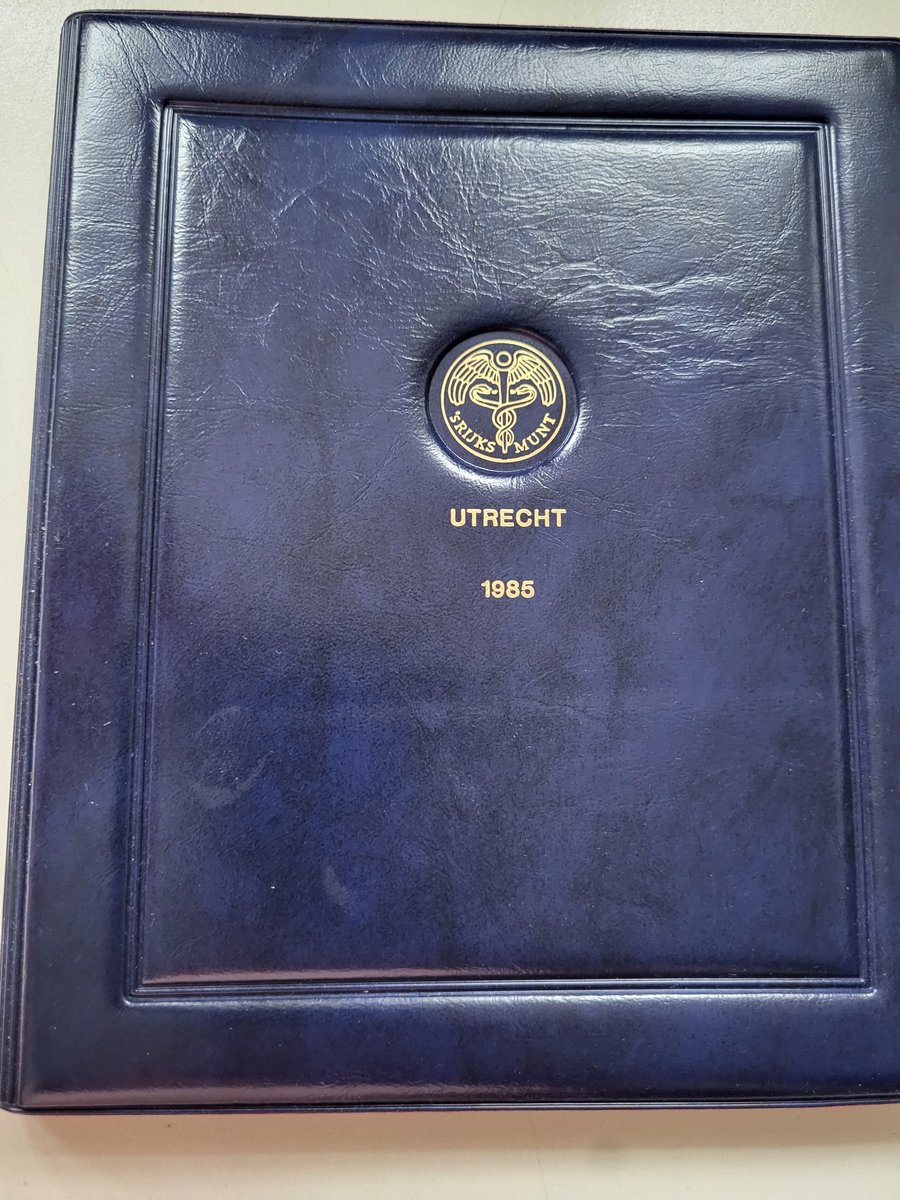 Muntset Nederland 1985 kwaliteit proof incl zilveren penning